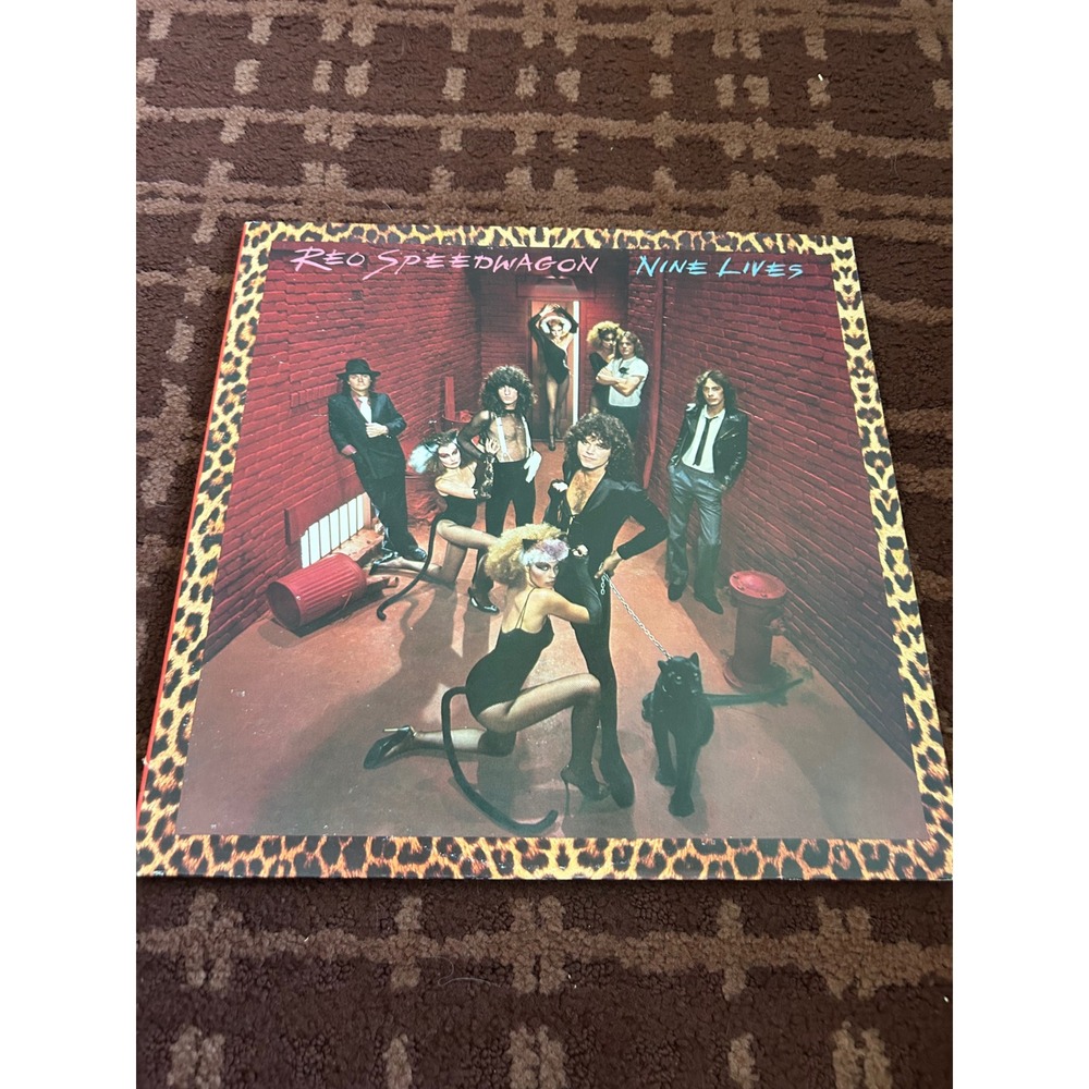 REO Speedwagon Nine Lives Vinyl LP 1979 Epic PE 35988 Gatefold Classic‎ Rock